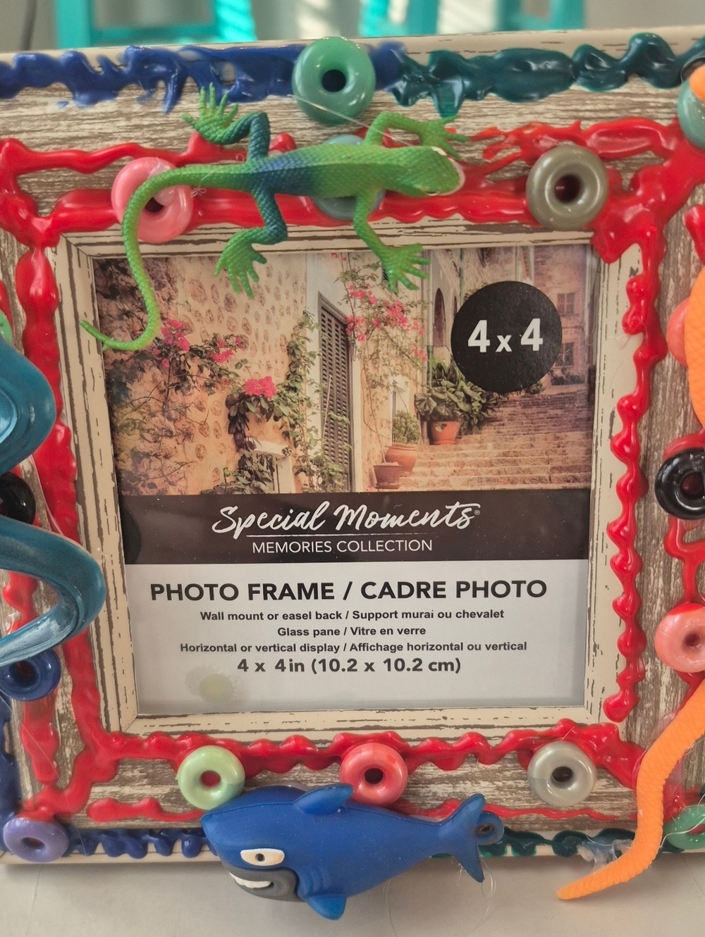 Aquactic Fun Picture Frame Handmade 4 X 4 Fun Frames